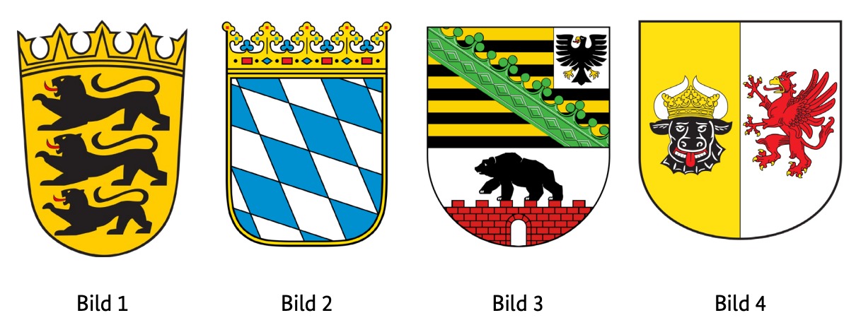 Welches Wappen gehört zum Freistaat Bayern?