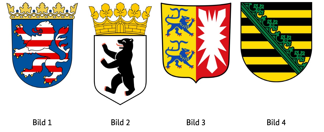 Welches Wappen gehört zum Bundesland Hessen?