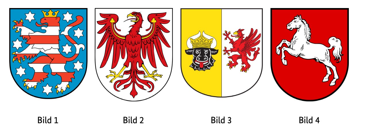 Welches Wappen gehört zum Bundesland Mecklenburg-Vorpommern?
