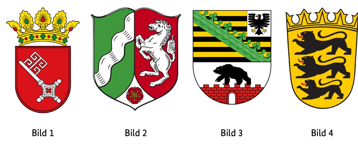 Welches Wappen gehört zum Bundesland Nordrhein-Westfalen?