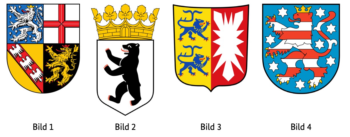 Welches Wappen gehört zum Bundesland Schleswig-Holstein?