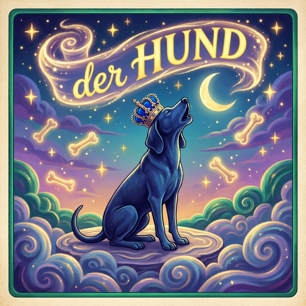 Memory palace scene for der Hund