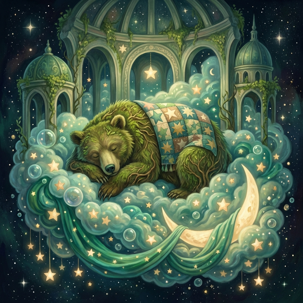 Memory palace scene for schlafen