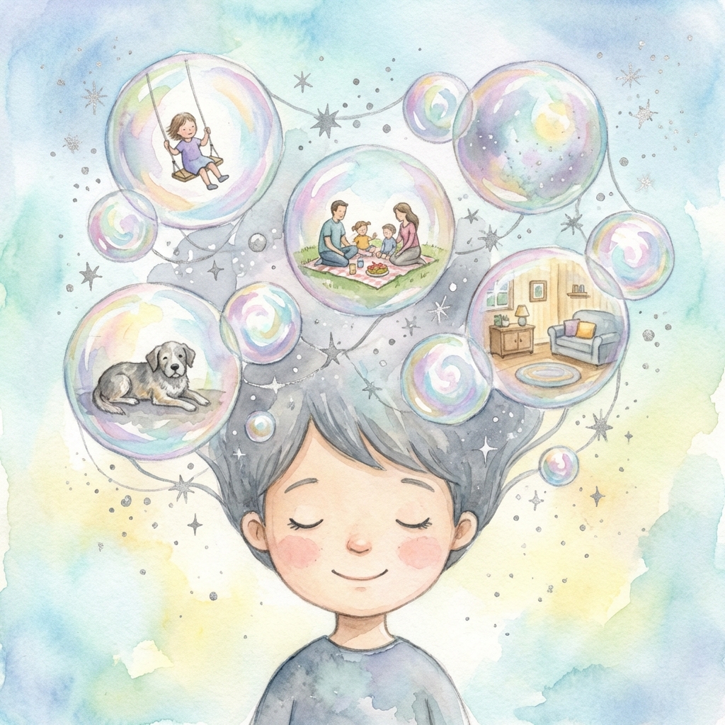 Memory palace scene for vergessen