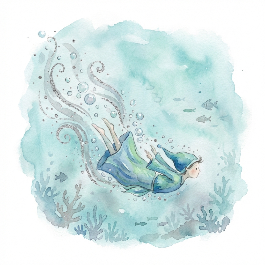 Memory palace scene for schwimmen