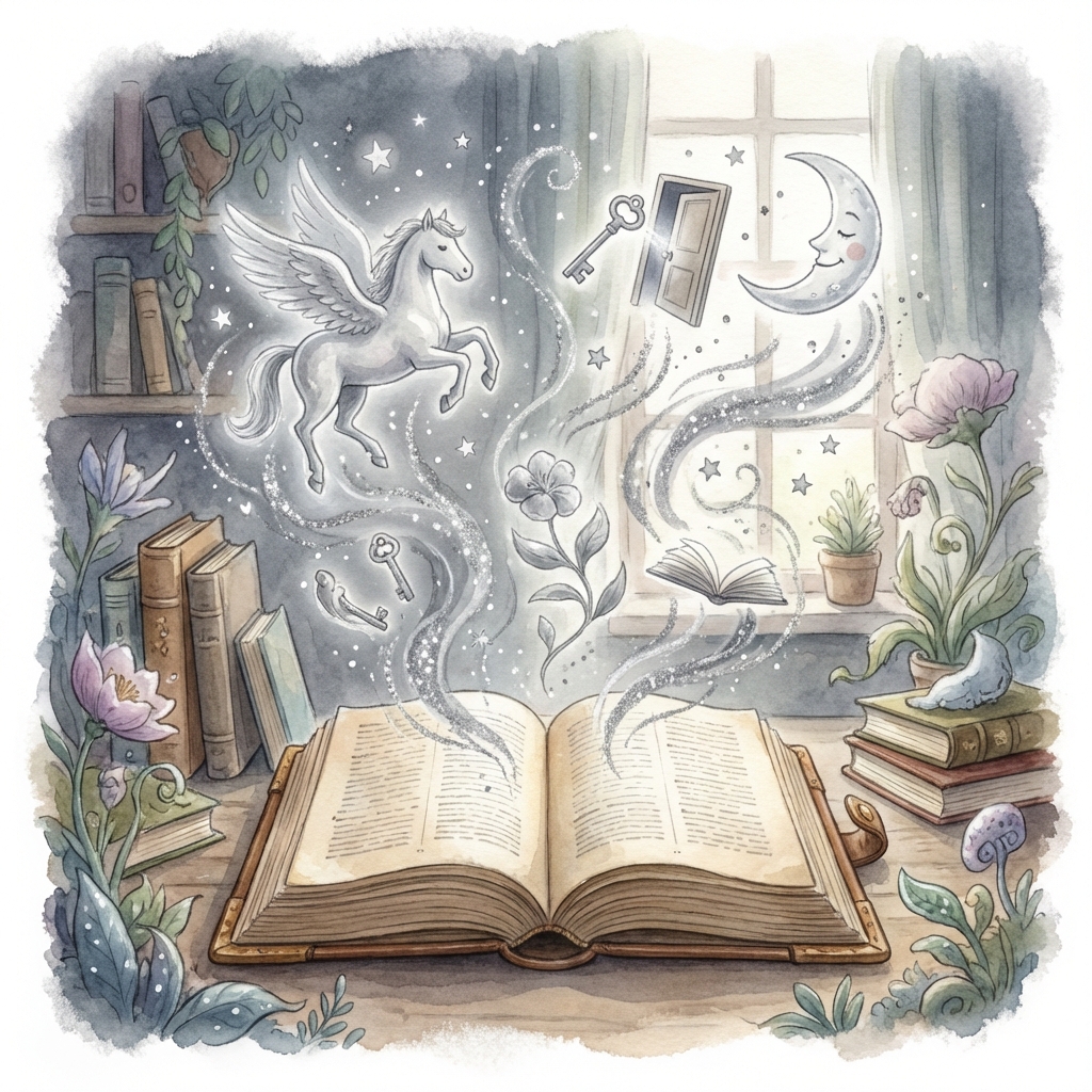 Memory palace scene for bedeuten