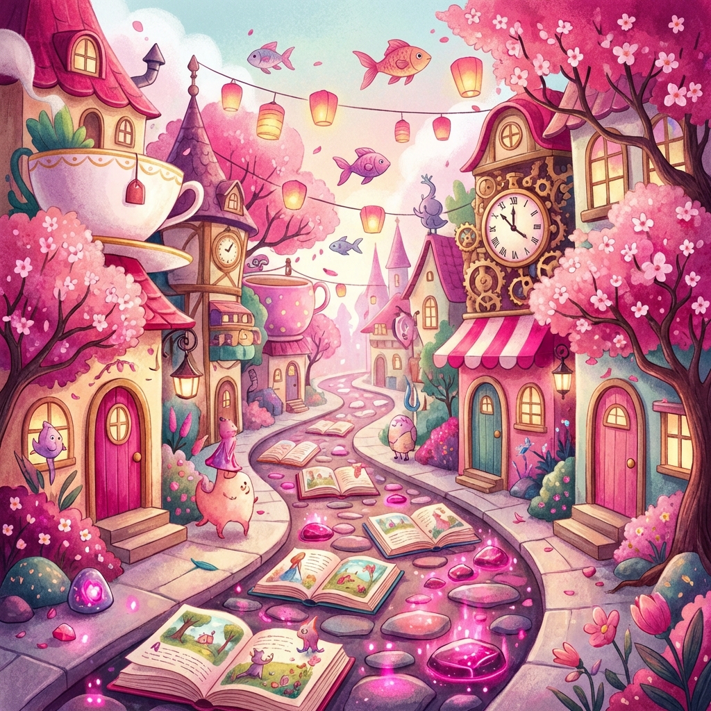 Memory palace scene for die Straße