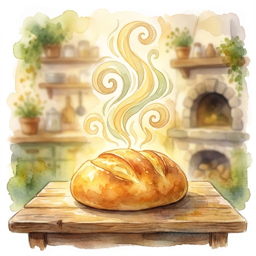 Memory palace scene for das Brot