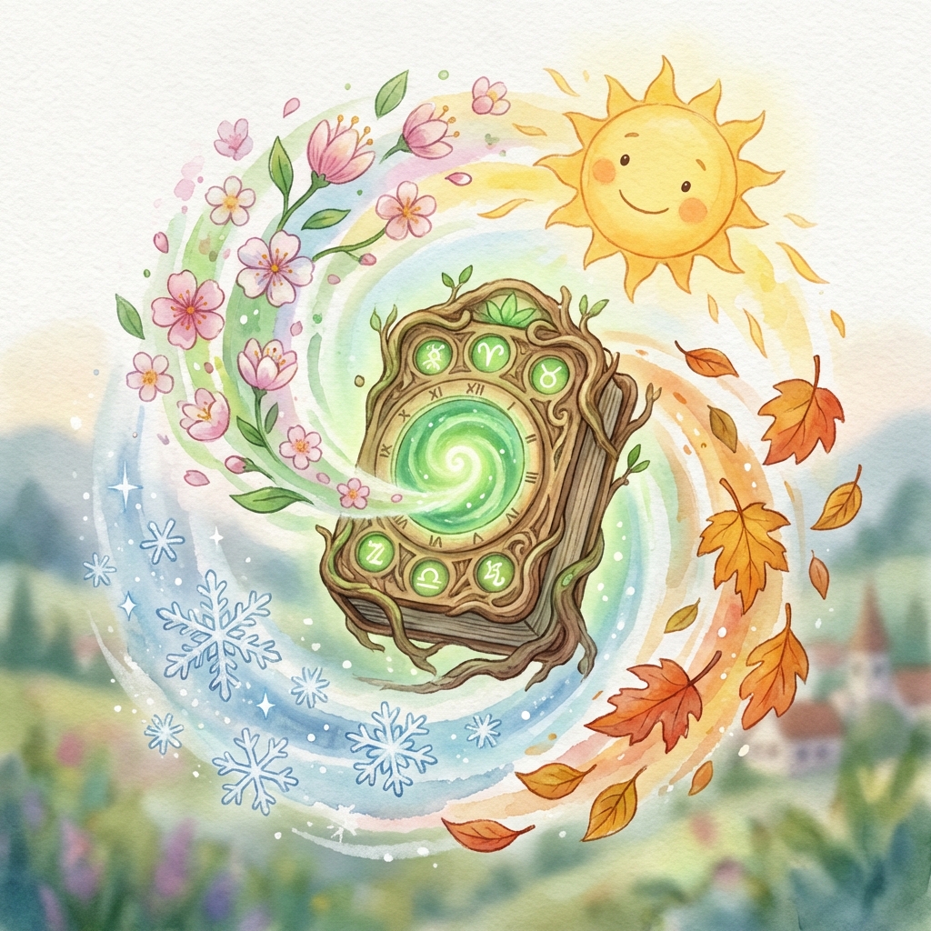 Memory palace scene for das Jahr