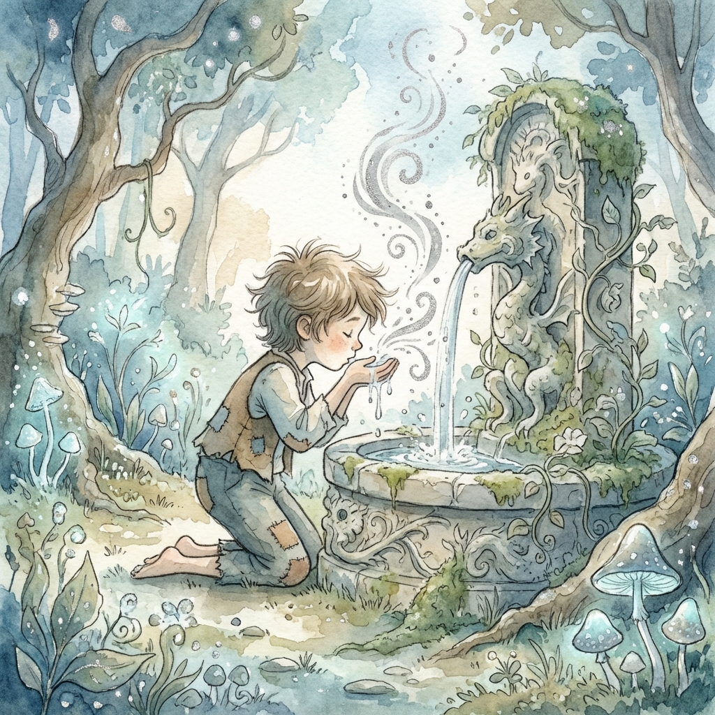 Memory palace scene for trinken