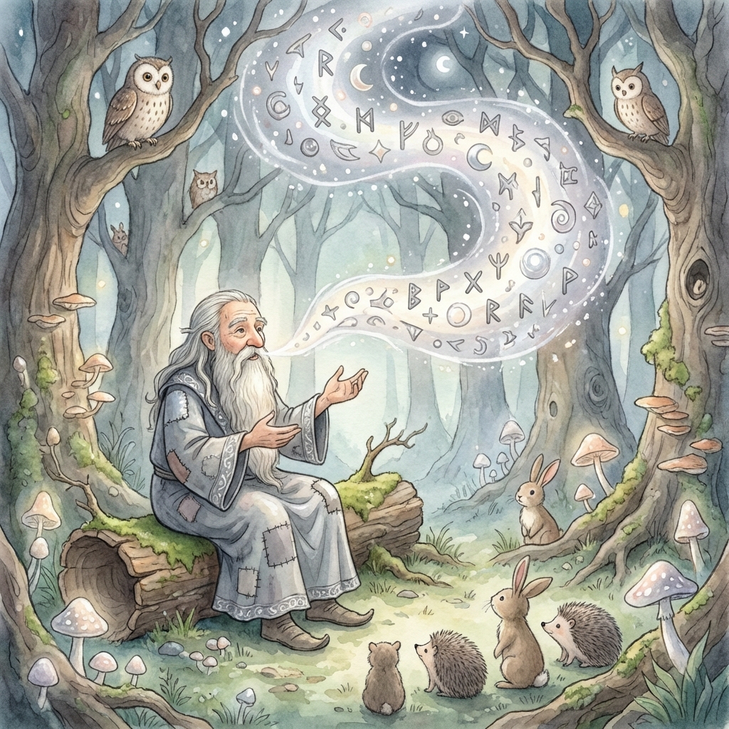 Memory palace scene for sprechen